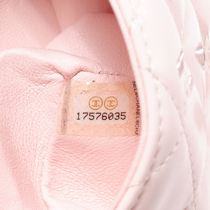 Chanel Patent Quilted Mini Square Flap Light Pink 10 of 10
