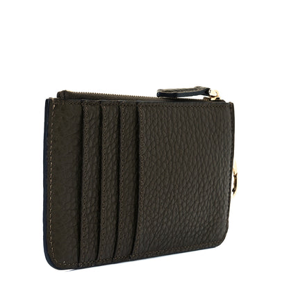 Fendi Cuoio Romano Vitello Grace Key Case Pouch Wood Avocado 3 of 8