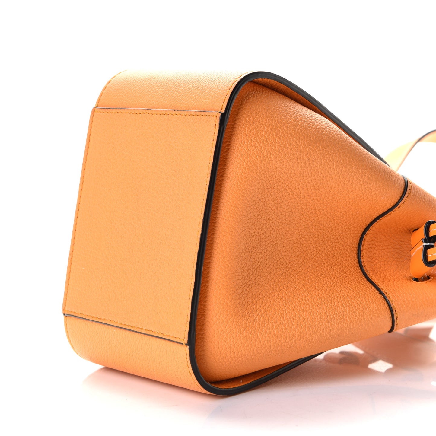 Calfskin Mini Hammock Shoulder Bag Amber