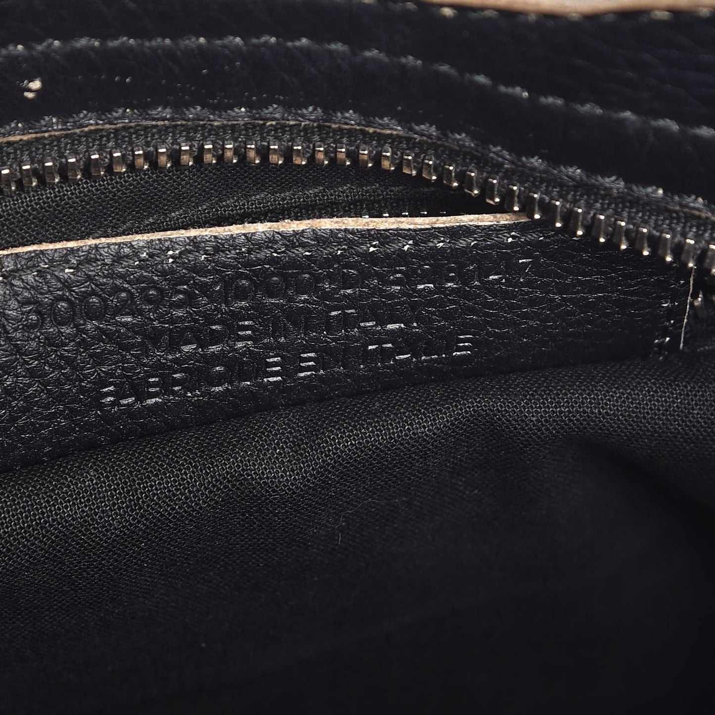 Supple Grained Calfskin Classic Silver Hardware Highlight Mini City Black