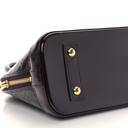 Louis Vuitton Vernis Alma BB Amarante 7 of 8