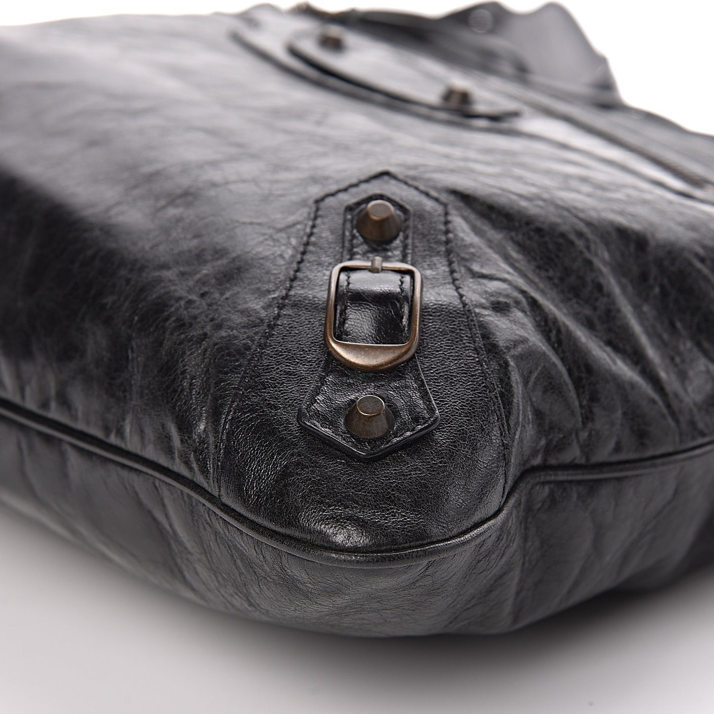 Chevre Classic Hardware Flat Messenger Black