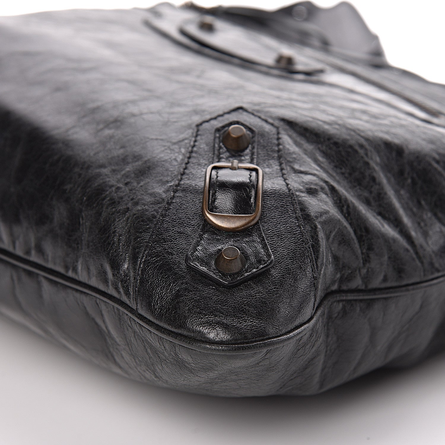 Balenciaga Chevre Classic Hardware Flat Messenger Black 9 of 10
