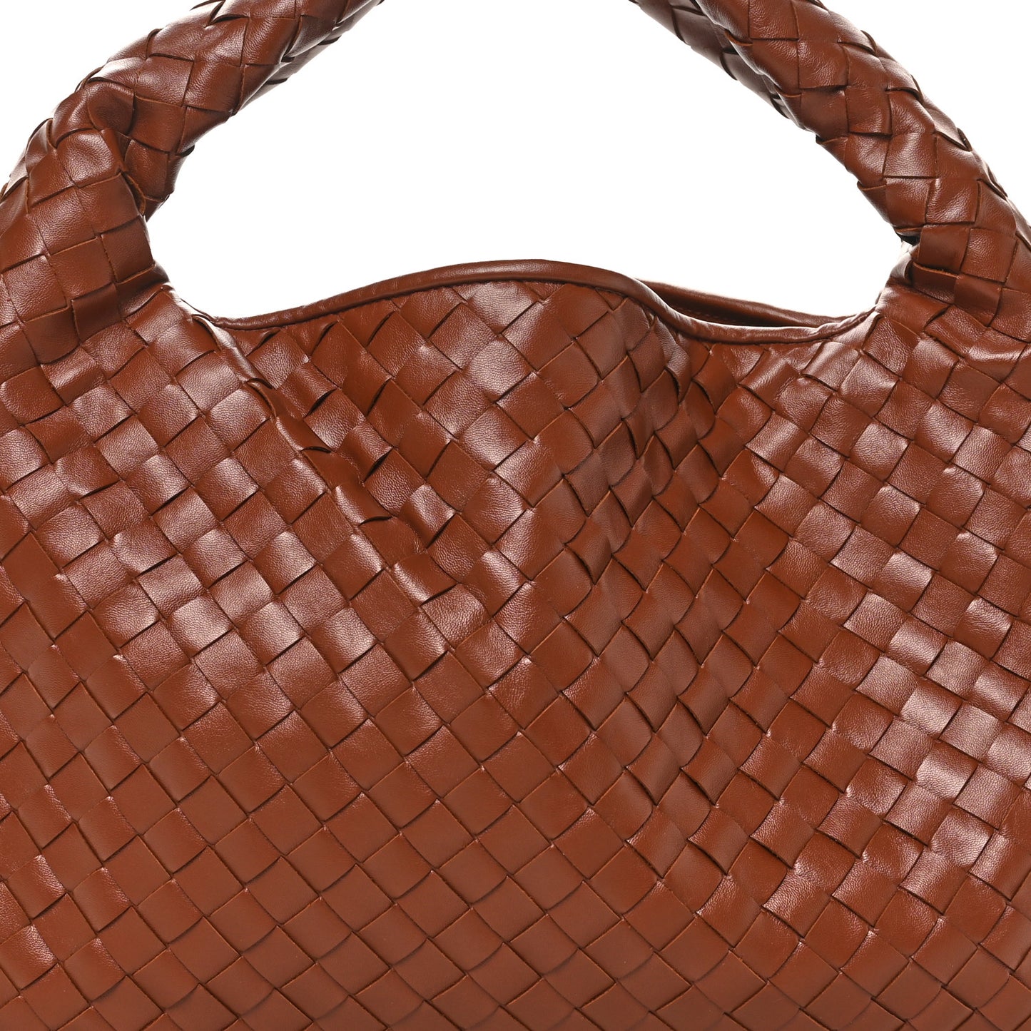 Calfskin Intrecciato Small Hop Sapele