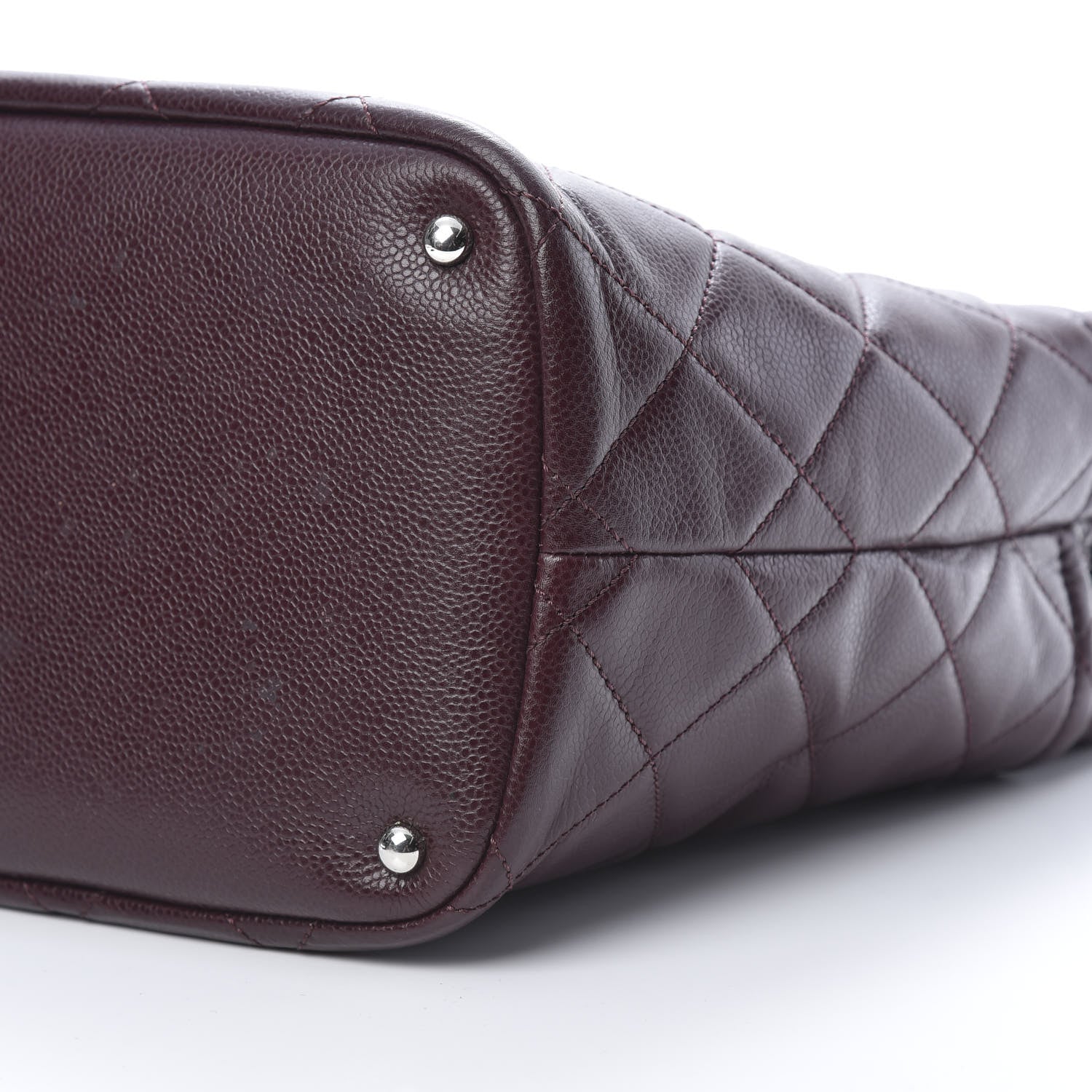 Chanel Caviar Quilted Timeless CC Soft Tote Bordeaux 10 of 11