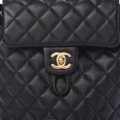 Chanel Calfskin Quilted Mini Urban Spirit Backpack Black 9 of 9