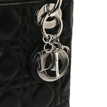 Christian Dior Lambskin Cannage Mini Lady Dior Black 15 of 15