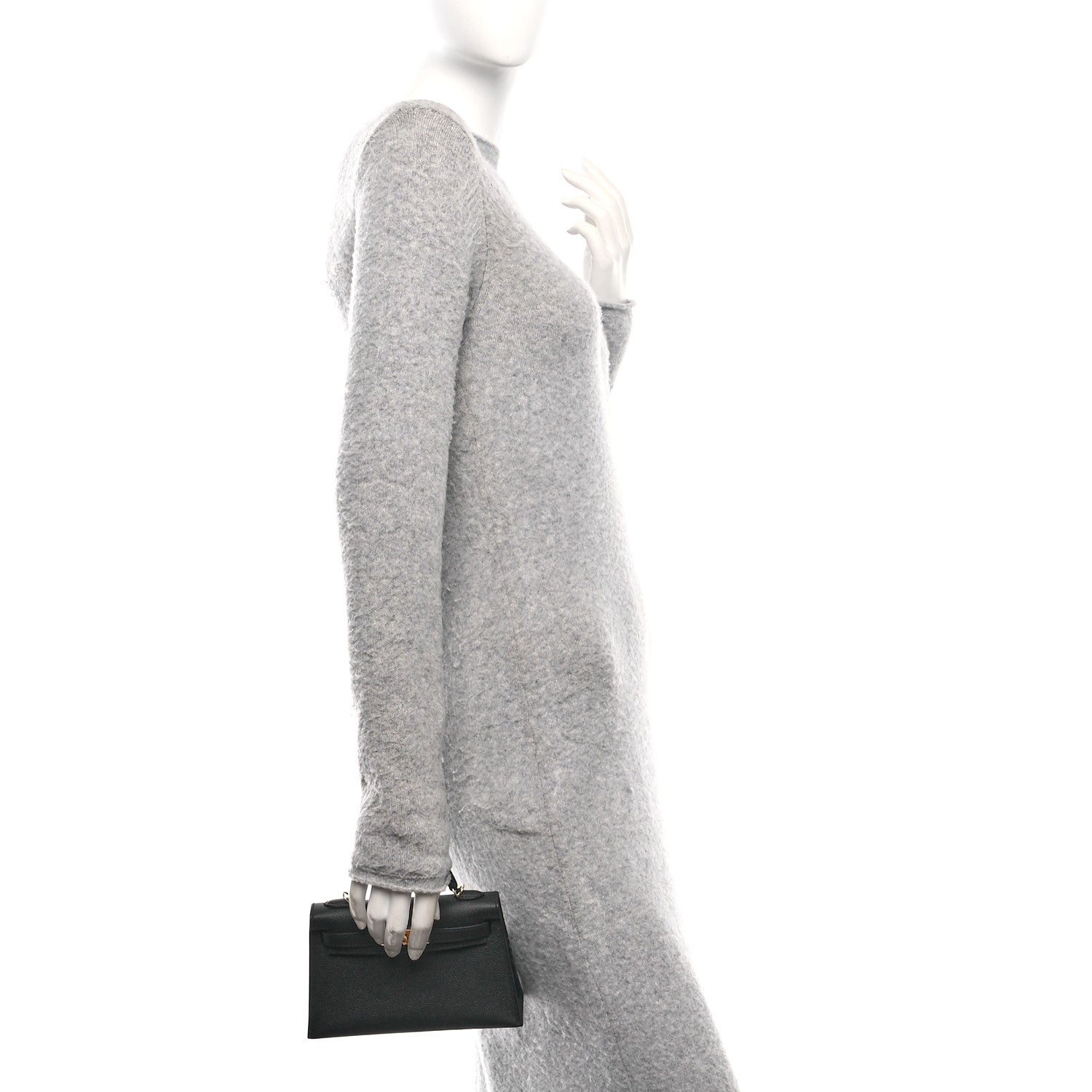 Hermes Epsom Mini Kelly Sellier 20 Black 2 of 11