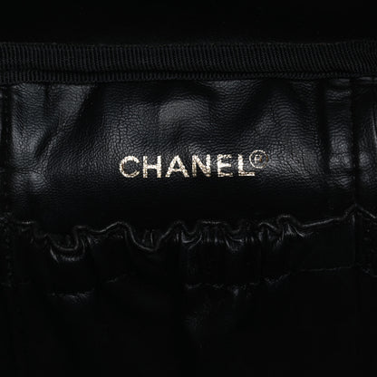 Chanel Calfskin Cosmetic Vanity Bag Black 5 of 10
