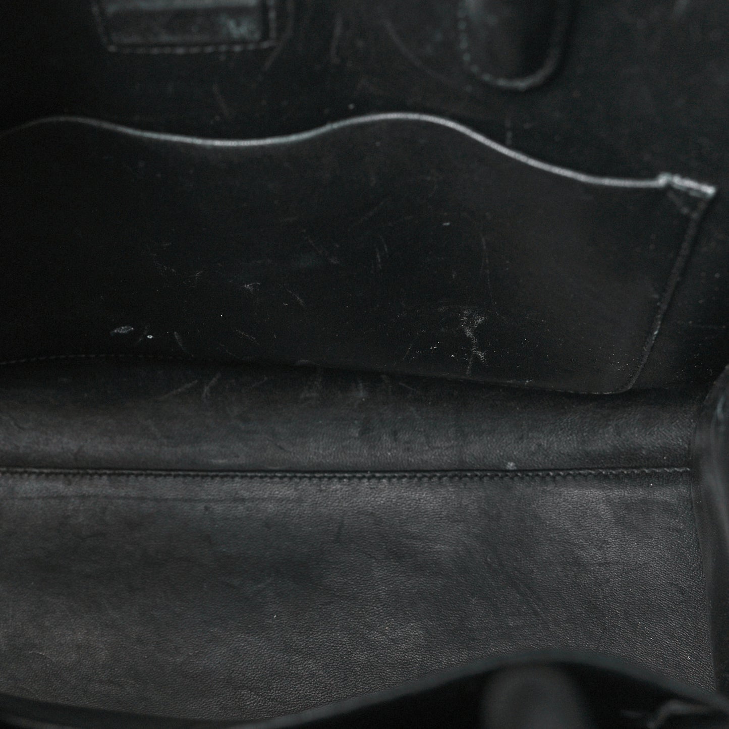 Grained Calfskin Medium Diorever Flap Black
