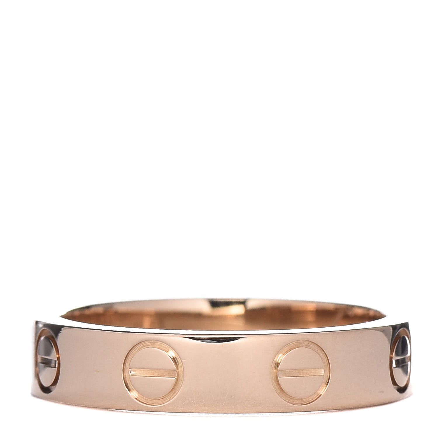 Cartier 18K Yellow Gold 3.5mm LOVE Wedding Band Ring 46 3.75 3 of 4