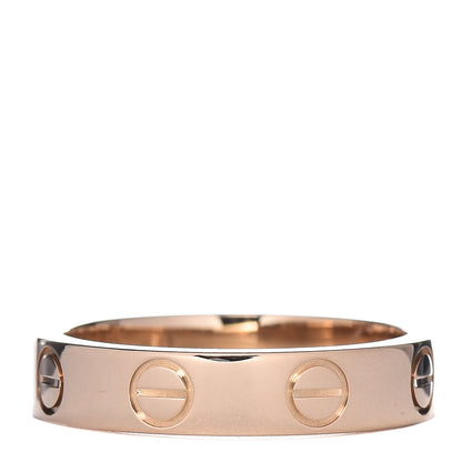 Cartier 18K Yellow Gold 3.5mm LOVE Wedding Band Ring 46 3.75 3 of 4