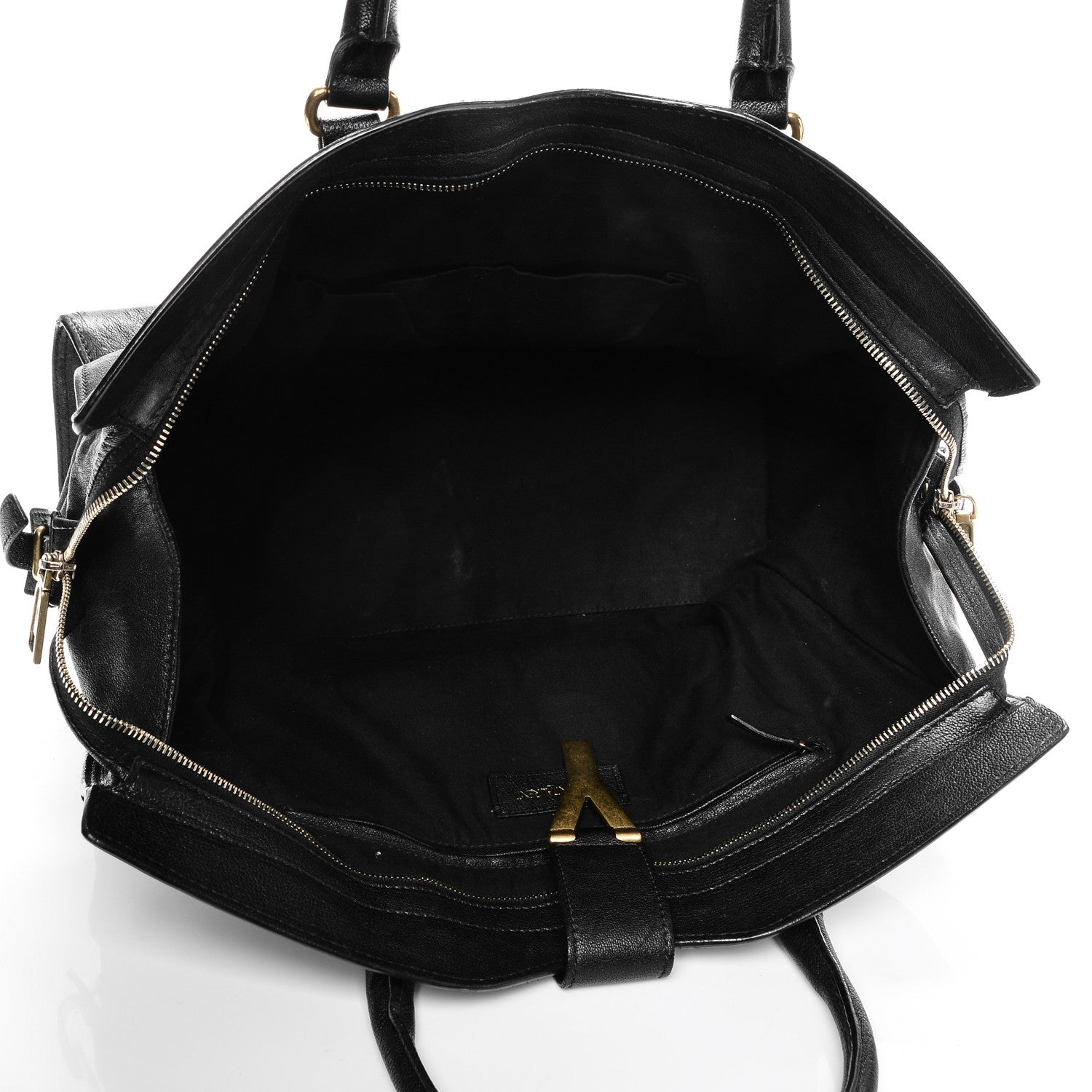 Saint Laurent Sheepskin Large Cabas ChYc Black 5 of 9