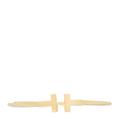 Tiffany 18K Yellow Gold T Wire Bracelet 1 of 4