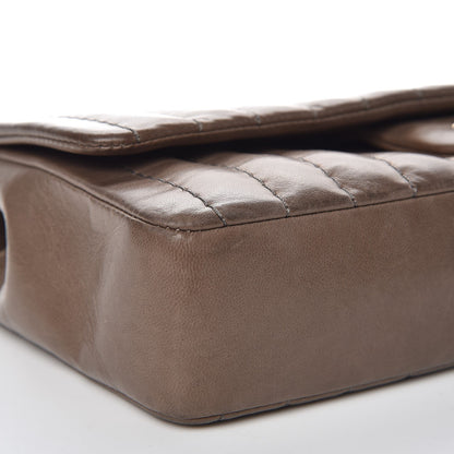 Chanel Lambskin Vertical Quilted East West Flap Brown 13 of 14