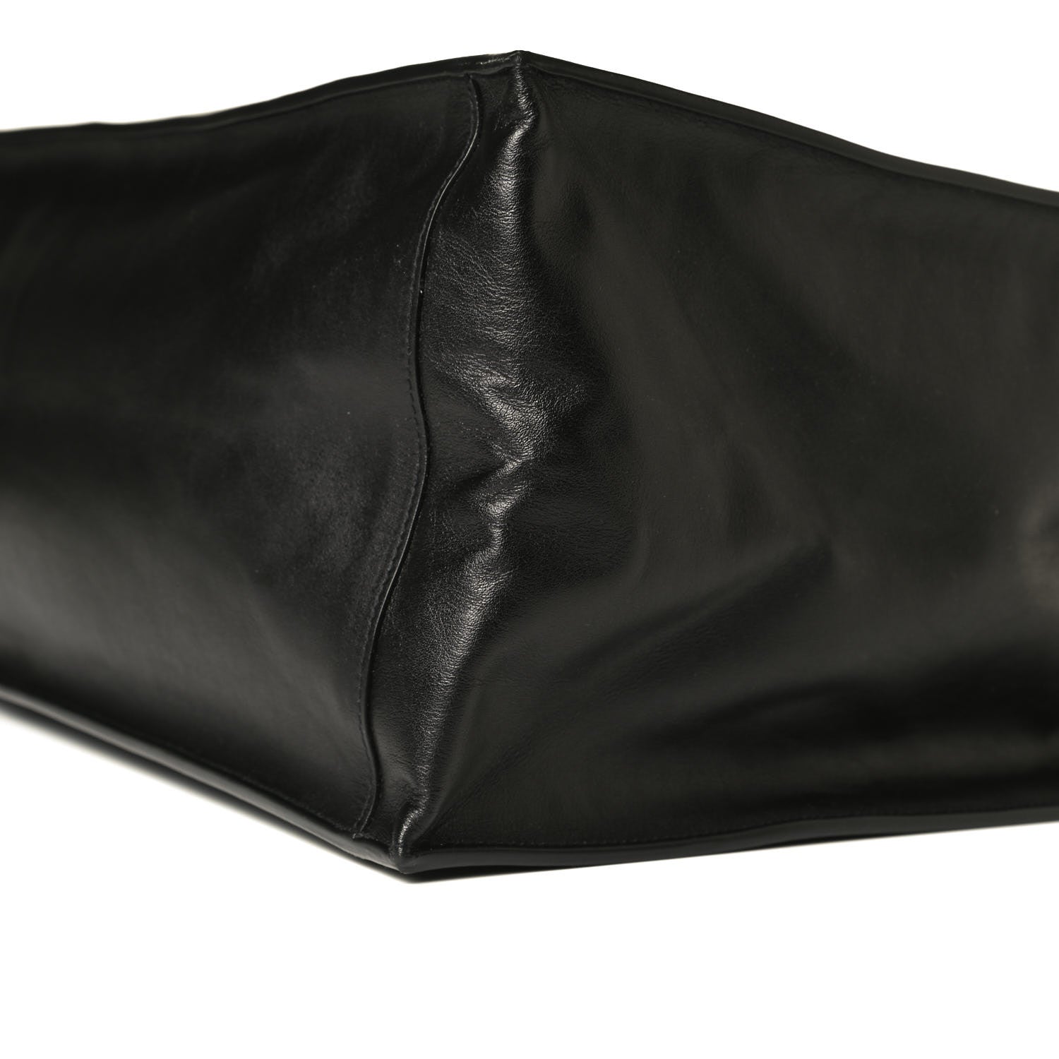 Saint Laurent Vitello Rive Gauche Large Tote Black 10 of 12