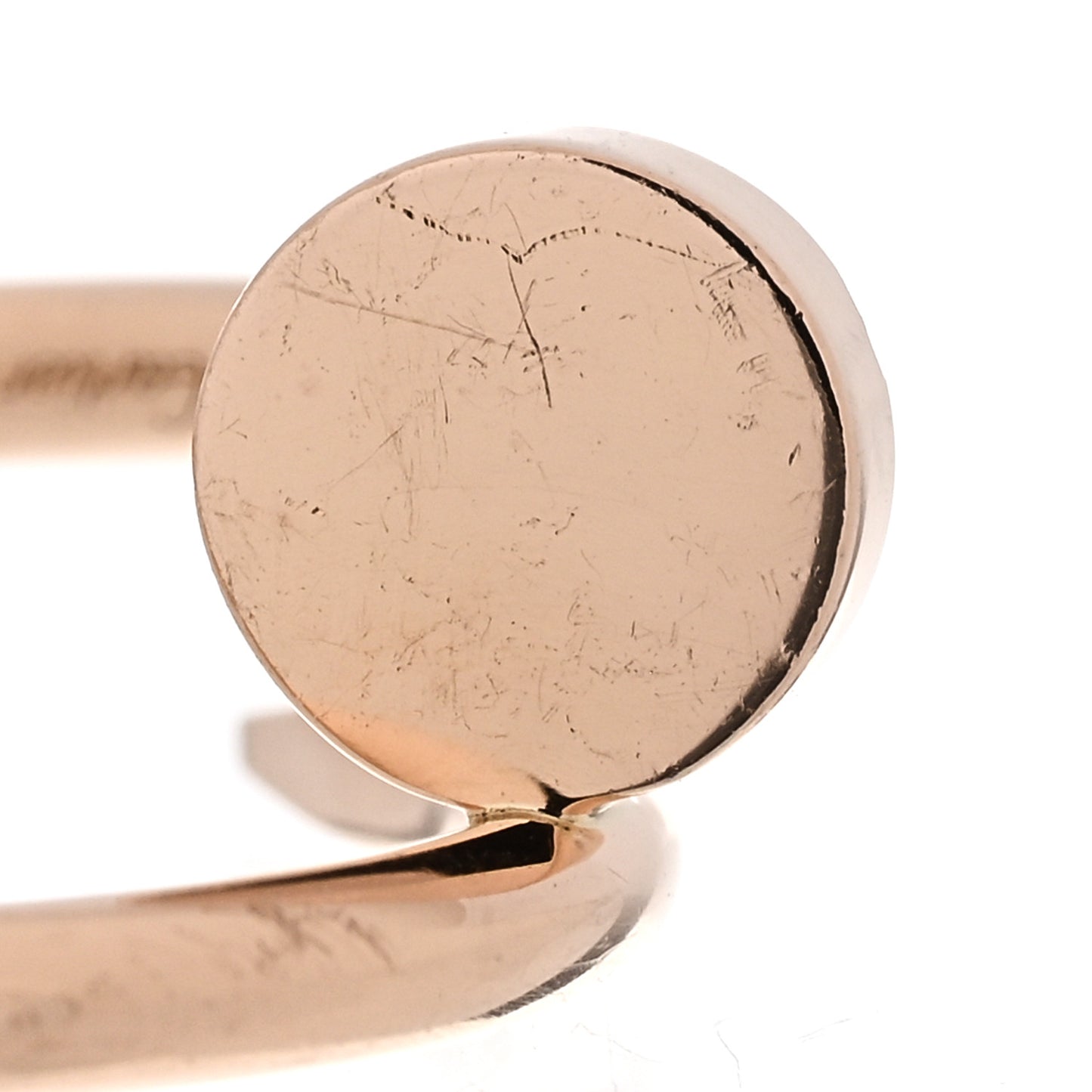 18K Pink Gold Small Juste Un Clou Ring 52 6