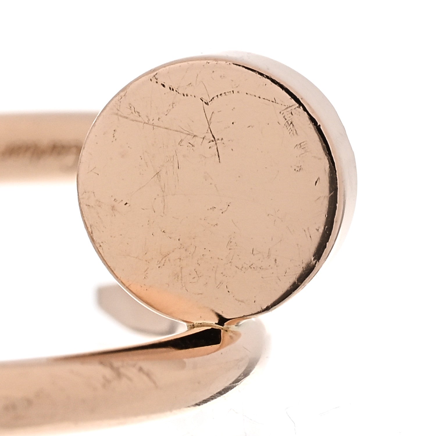 Cartier 18K Pink Gold Small Juste Un Clou Ring 52 6 5 of 5