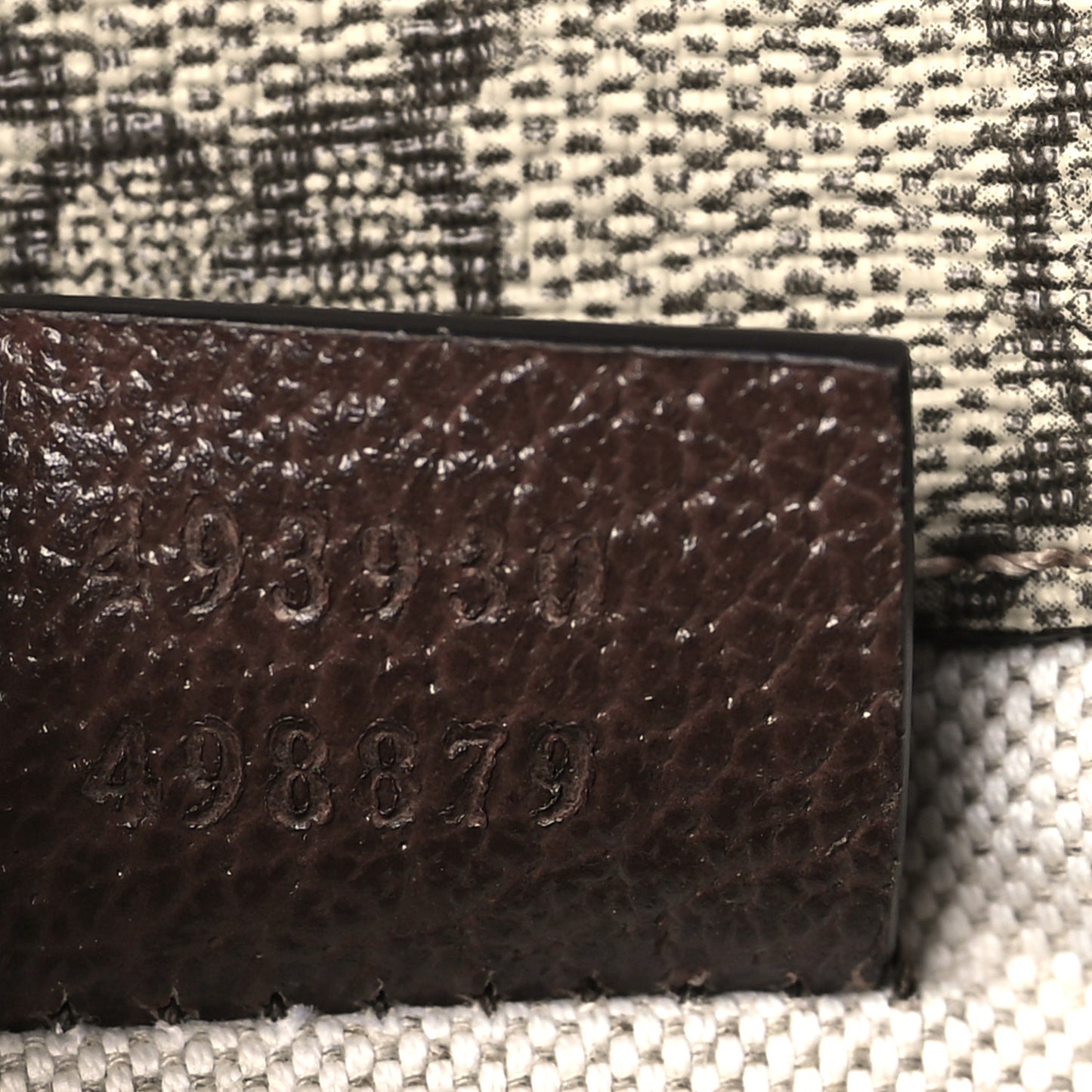 GG Supreme Monogram Neo Vintage Web Belt Bag Brown