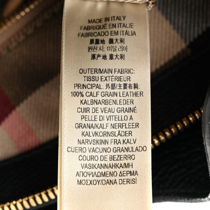 Burberry Derby Calfskin Medium Milverton Satchel Black 8 of 15