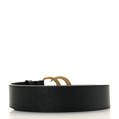Gucci Textured Calfskin Double G 40mm Belt 85 34 Black 5 of 15