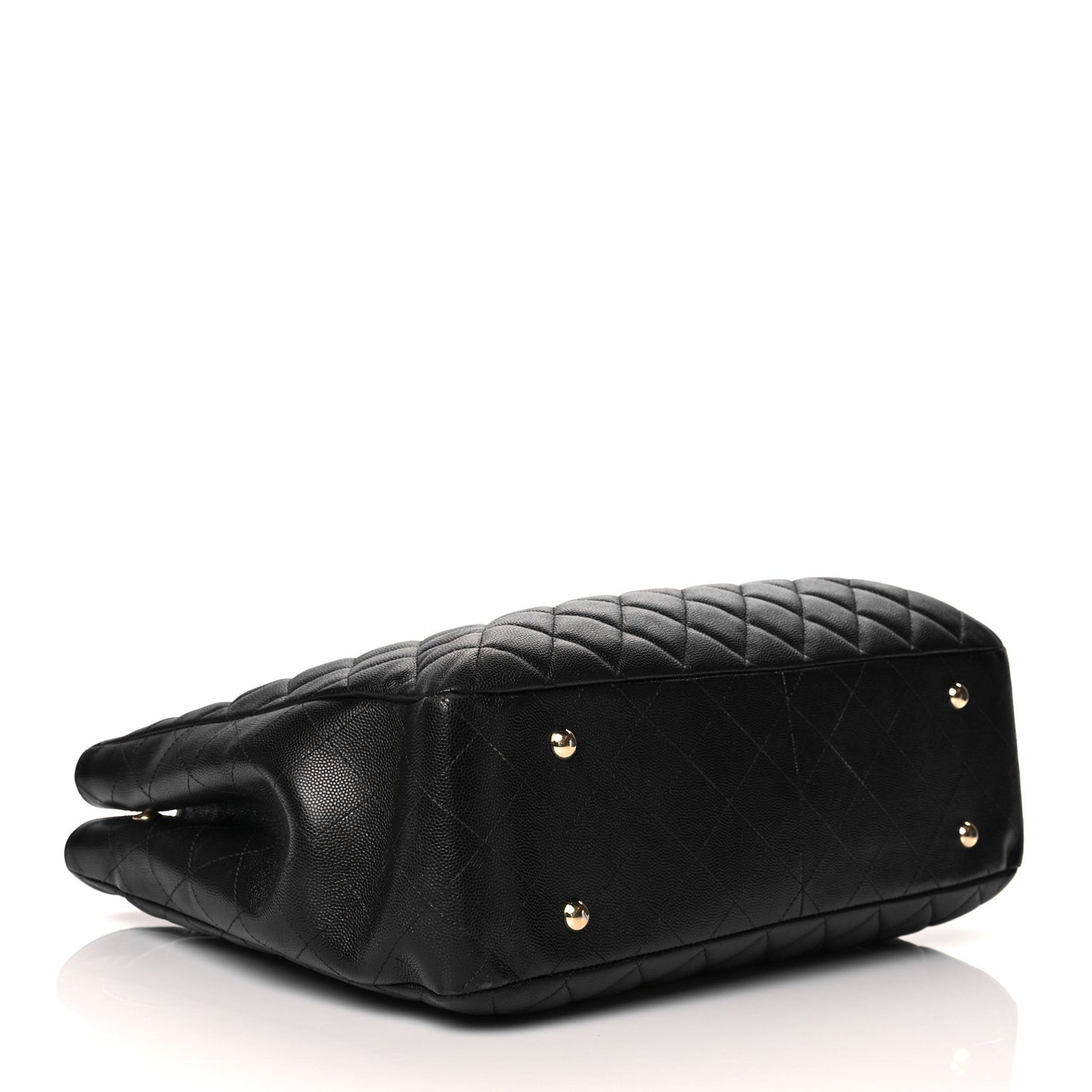 Caviar Quilted Timeless Tote Black