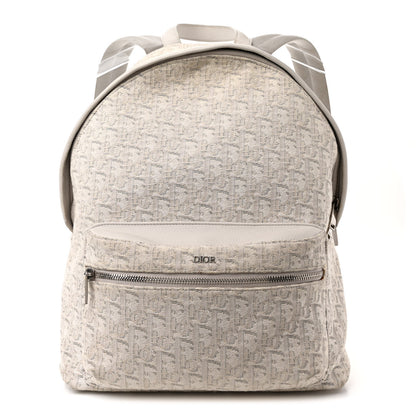 Christian Dior Oblique Calfskin Rider Backpack Beige 1 of 19