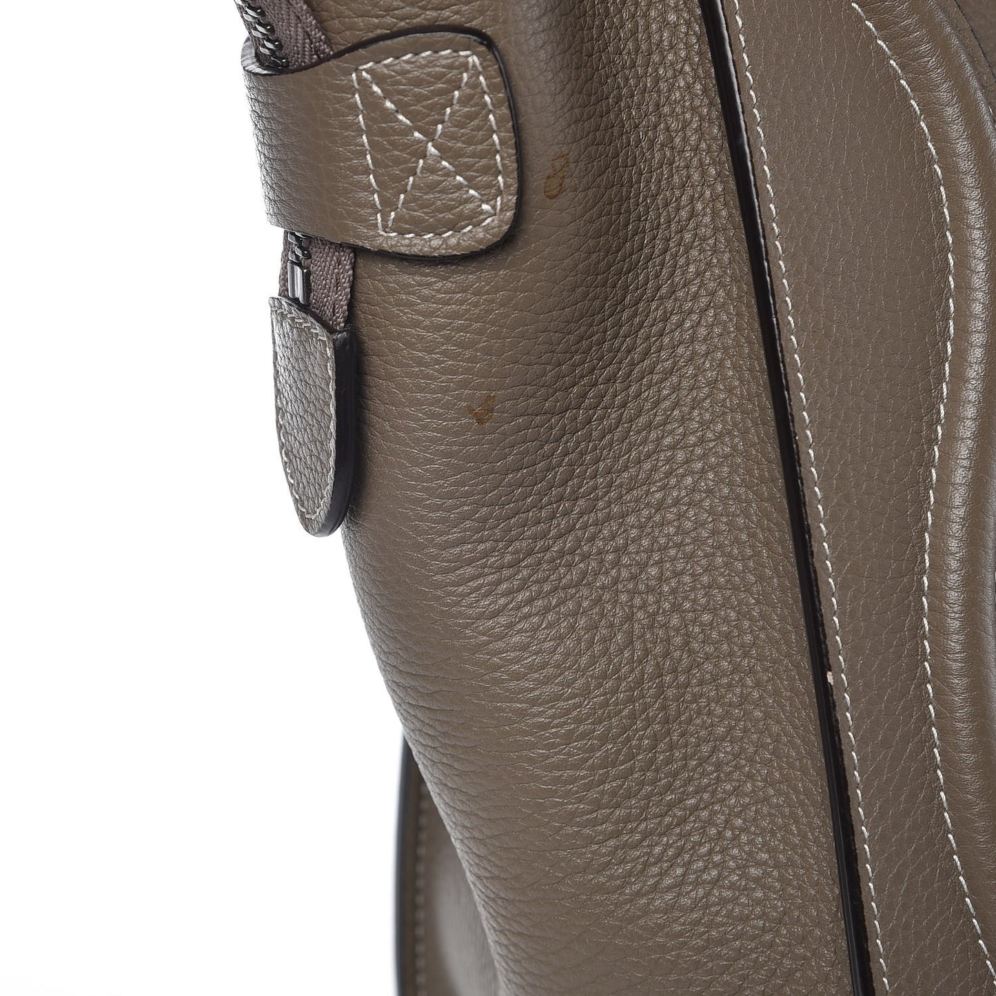 Drummed Calfskin Micro Luggage Souris