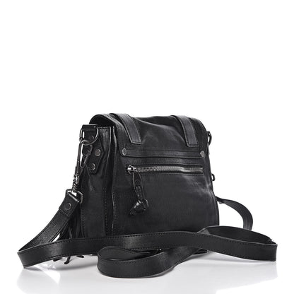 Proenza Schouler Lambskin Fringe PS1 Crossbody Pouch Black 3 of 11