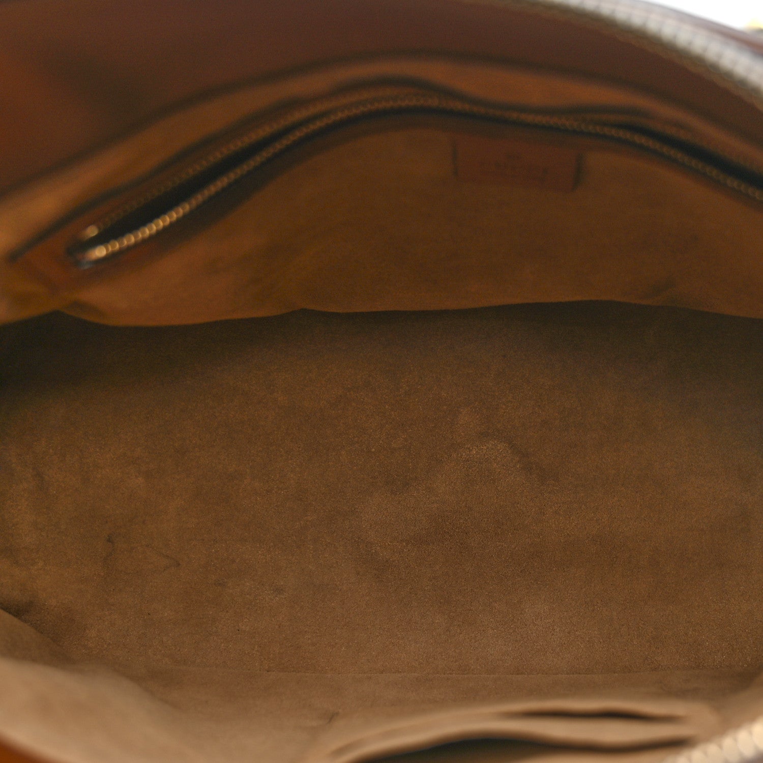 Gucci GG Supreme Monogram Small Zip Top Tote Beige Tuscany 5 of 15