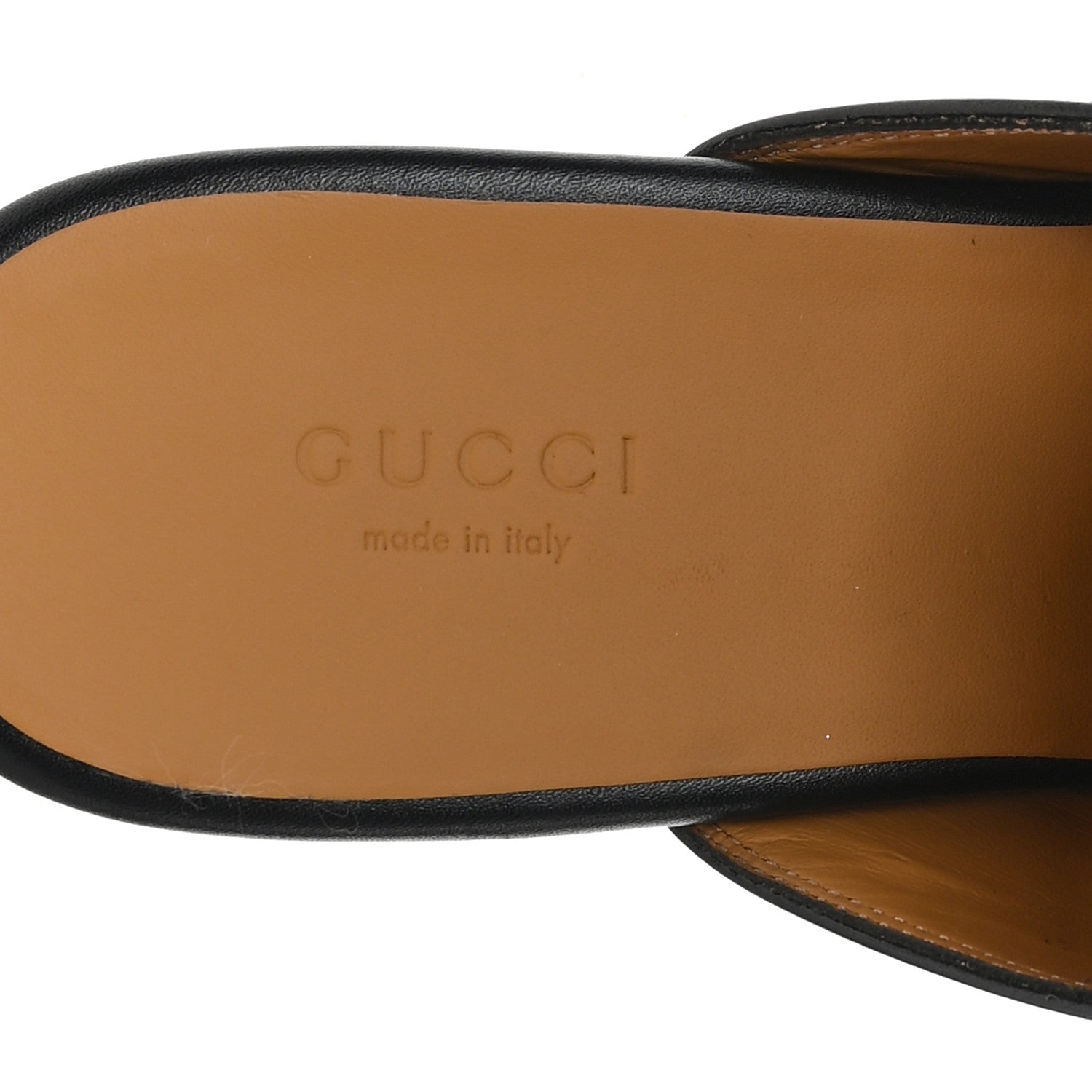 Gucci Calfskin Womens Princetown Slippers 39 Black 9 of 10
