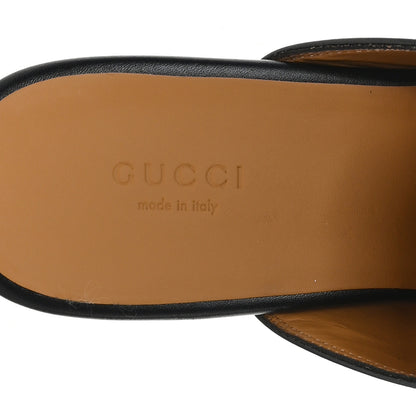 Gucci Calfskin Womens Princetown Slippers 39 Black 9 of 10