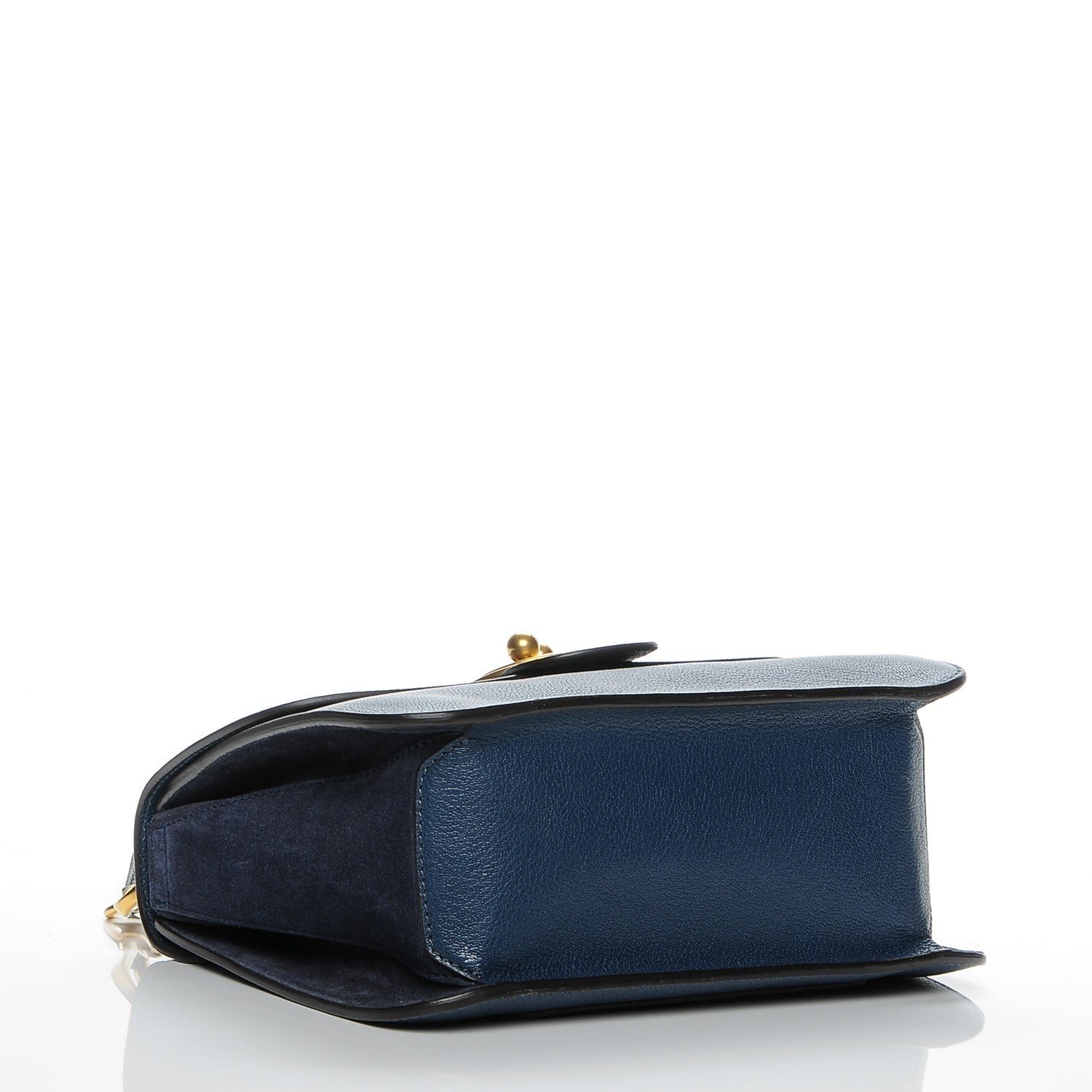 Chloe Goatskin Medium Mily Shoulder Bag Denim Blue 4 of 6
