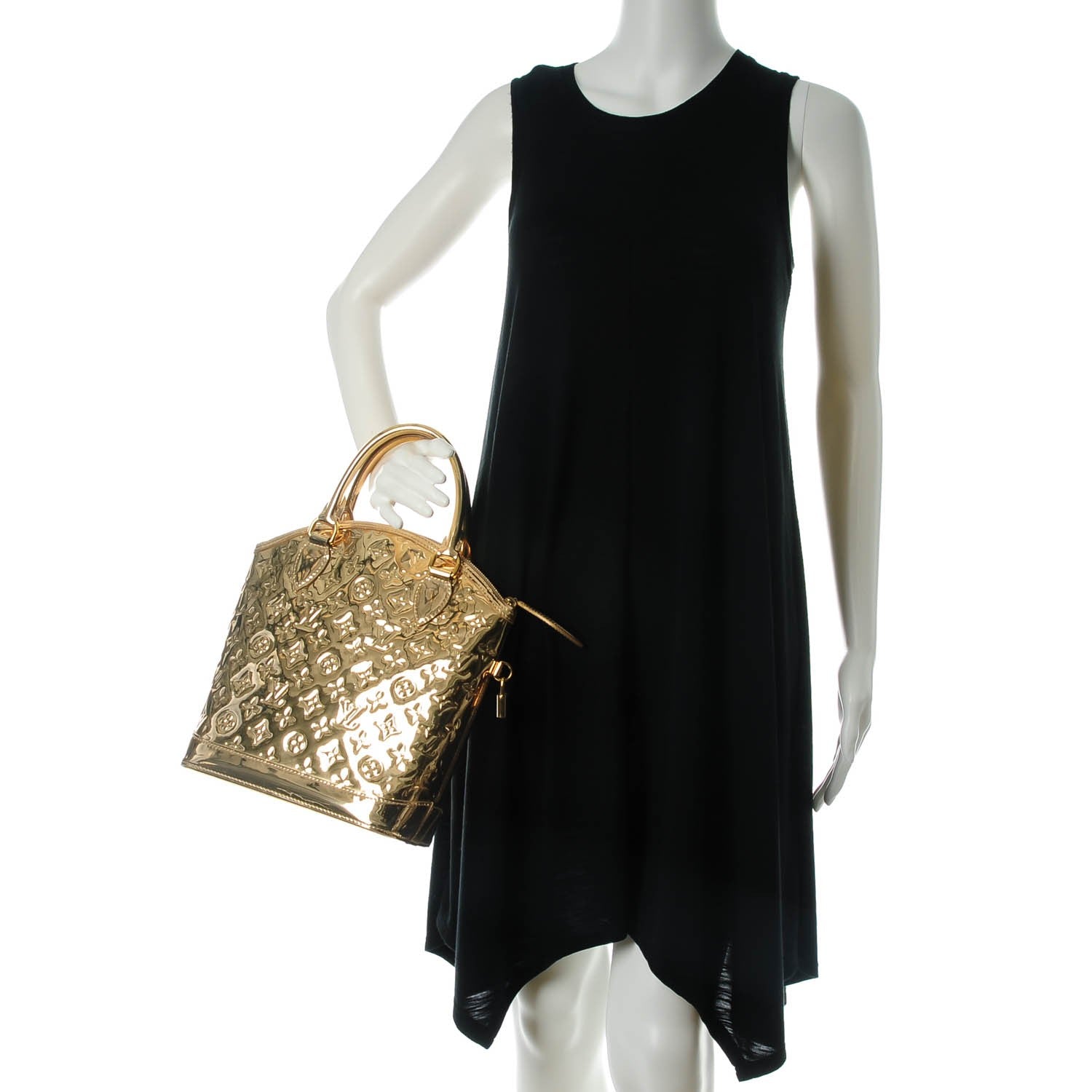 Louis Vuitton Monogram Miroir Lockit Gold 2 of 7