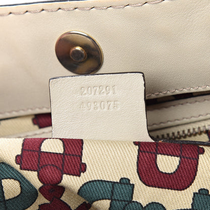 Gucci Guccissima Medium Babouska Shopping Tote Off White 6 of 10