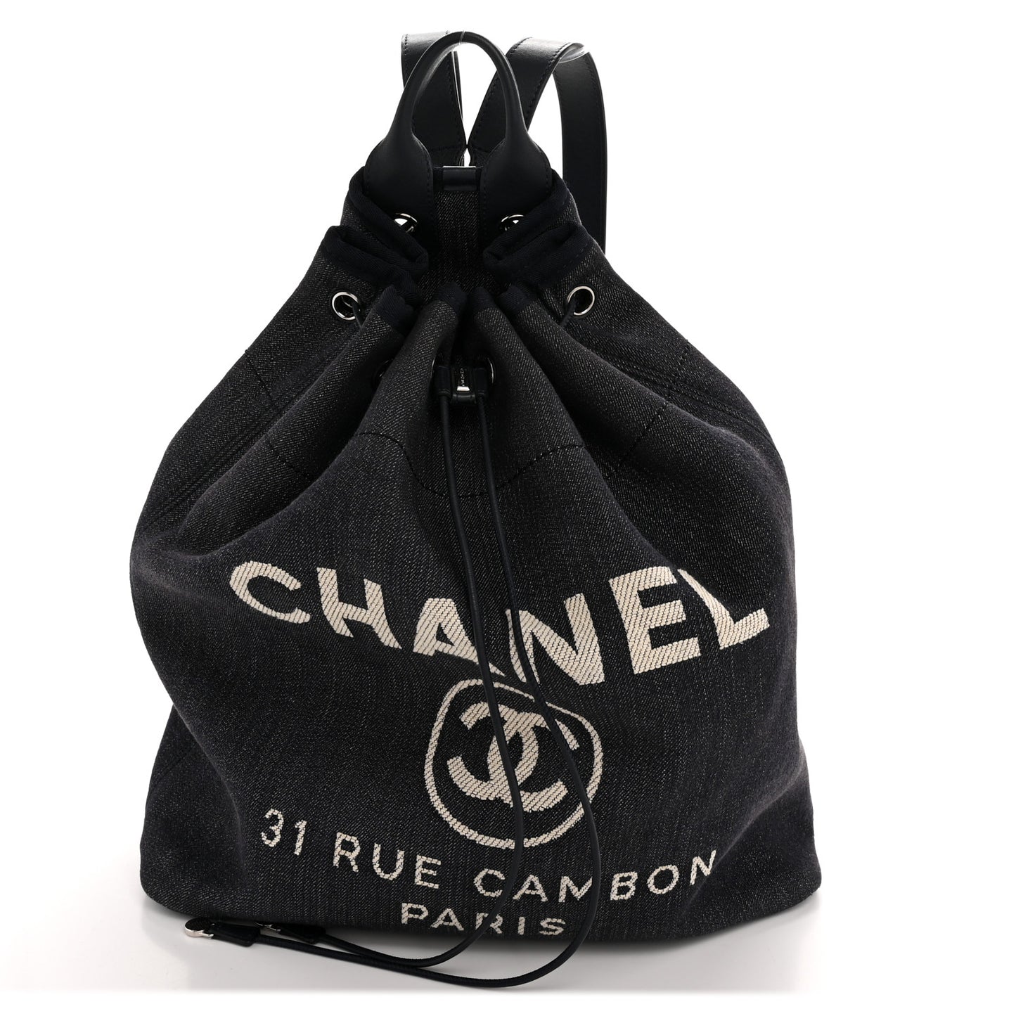 Canvas Large Deauville Backpack Denim Blue