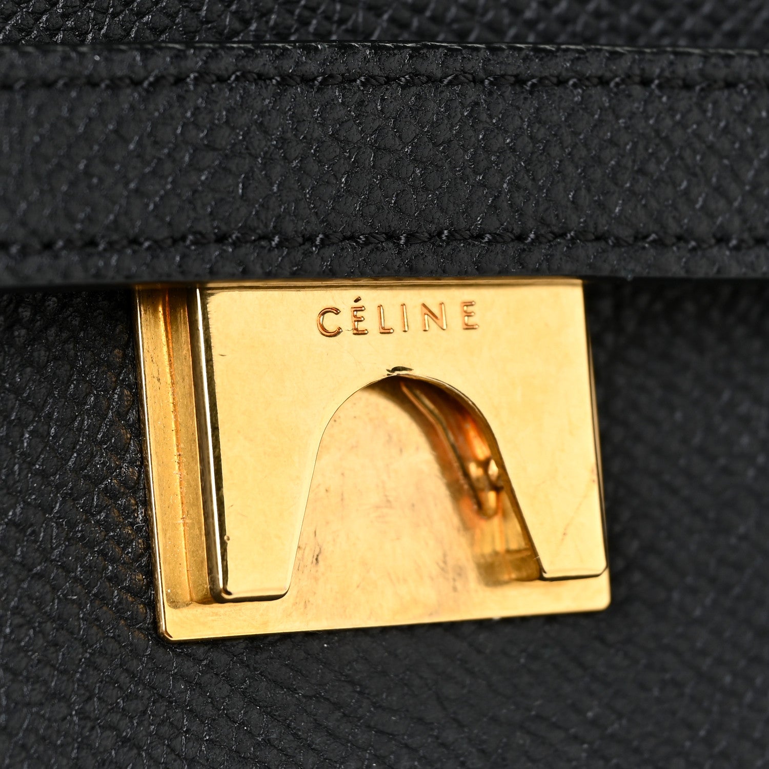 Celine Grained Calfskin Mini Belt Bag Black 10 of 13