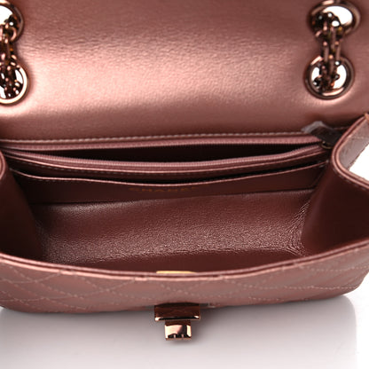 Chanel Metallic Grained Calfskin Quilted 2.55 Reissue Mini Flap Copper Pink 4 of 4