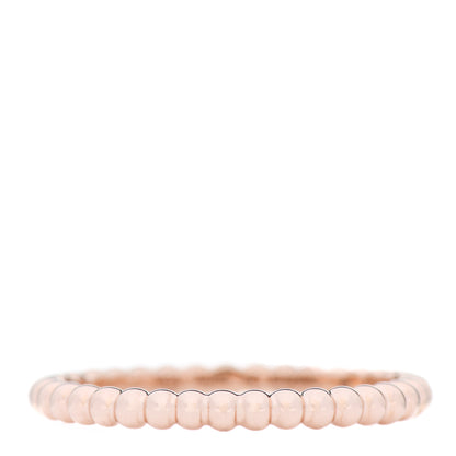 Van Cleef & Arpels 18K Rose Gold Small Perlee Ring 54 6.75 1 of 5