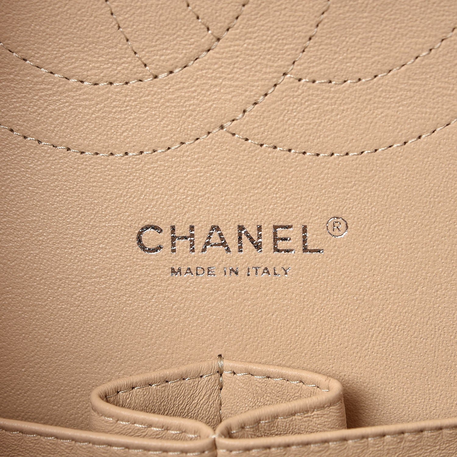 Chanel Caviar Quilted Jumbo Double Flap Beige Clair 7 of 13