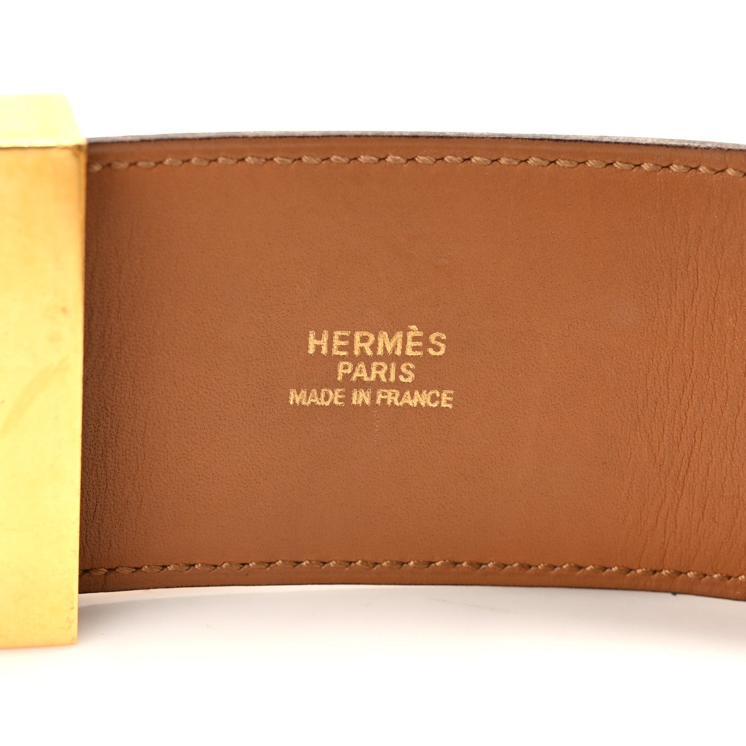 Hermes Epsom Collier De Chien CDC Belt 80 32 Gold 3 of 7