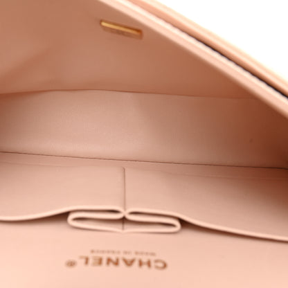 Chanel Caviar Quilted Medium Double Flap Light Beige 5 of 10