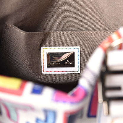 Fendi Zucca Spalmati Vitello FF Multicolor Forever Boston Multicolor White 6 of 9