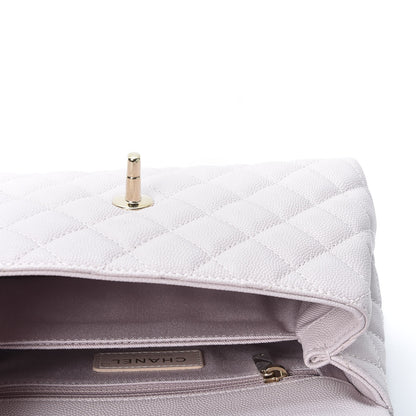 Chanel Caviar Quilted Mini Coco Handle Flap Lilas Lilac 4 of 10