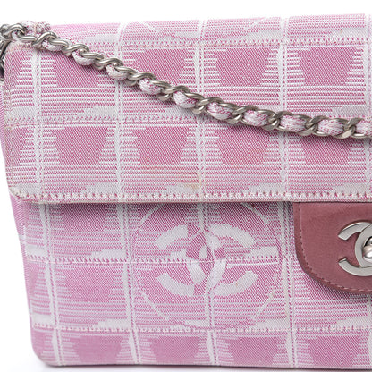 Chanel Nylon Travel East West Flap Pink 16 of 18