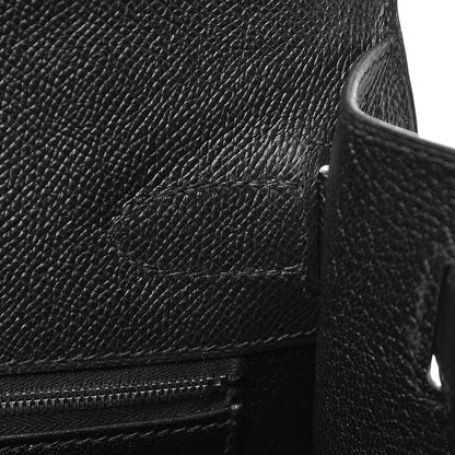 Hermes Epsom Kelly Sellier 40 Black 12 of 39