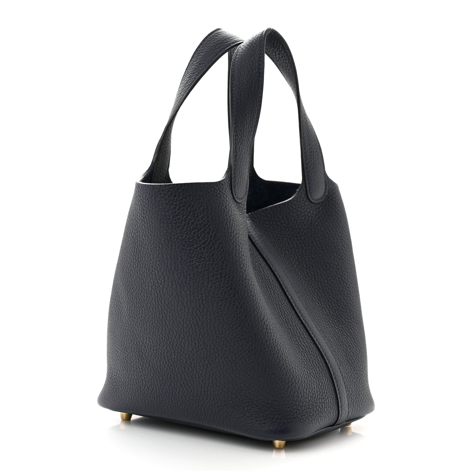 Hermes Taurillon Clemence Picotin Lock 18 PM Bleu Nuit 3 of 11