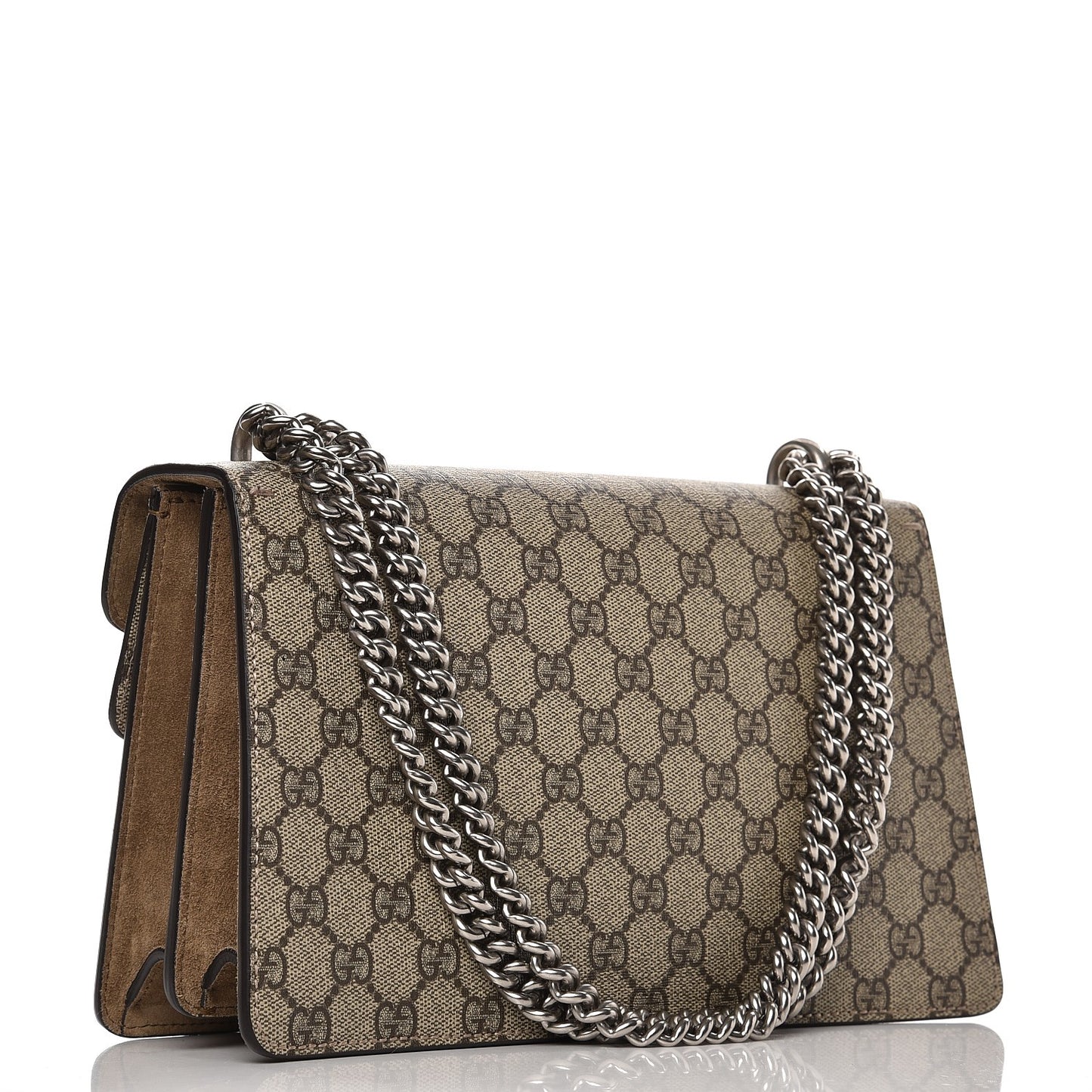 GG Supreme Monogram Small Dionysus Shoulder Bag Taupe
