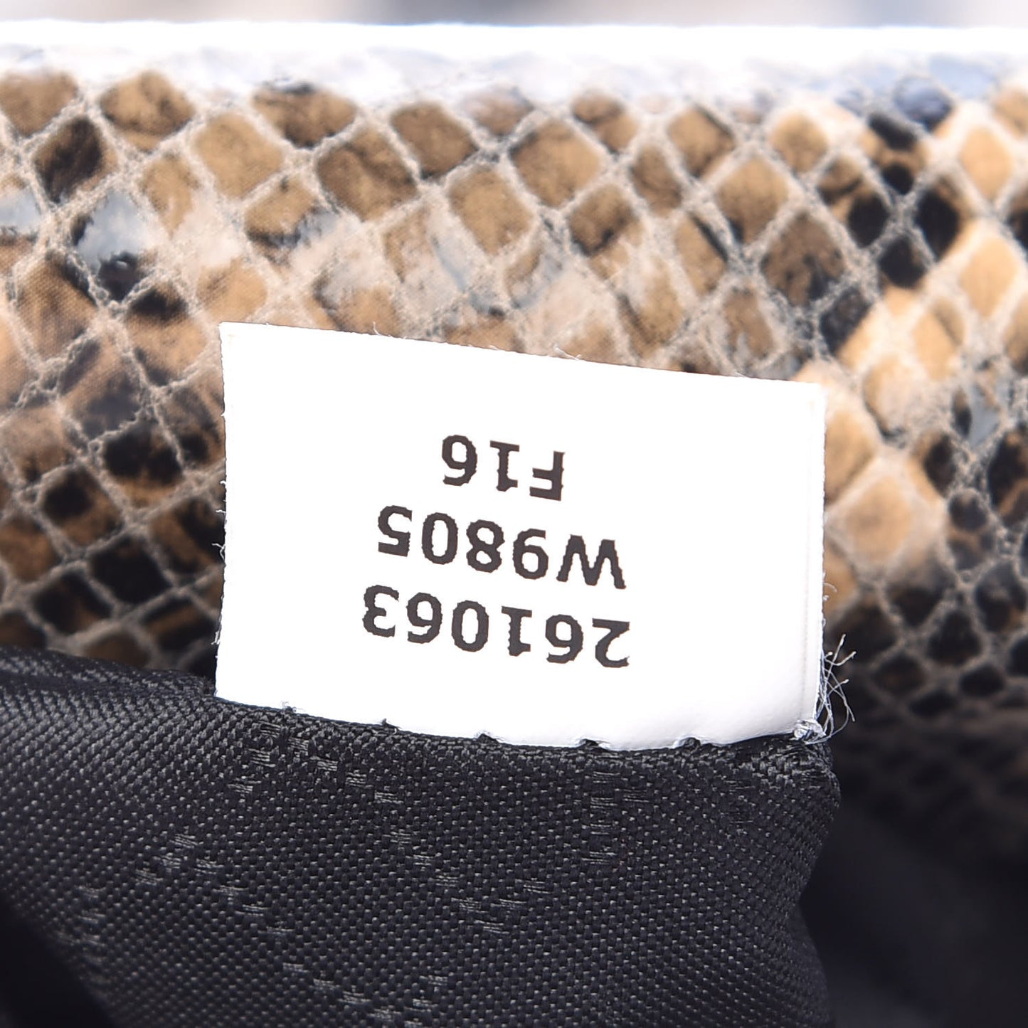 Eco Python Small Falabella Tote
