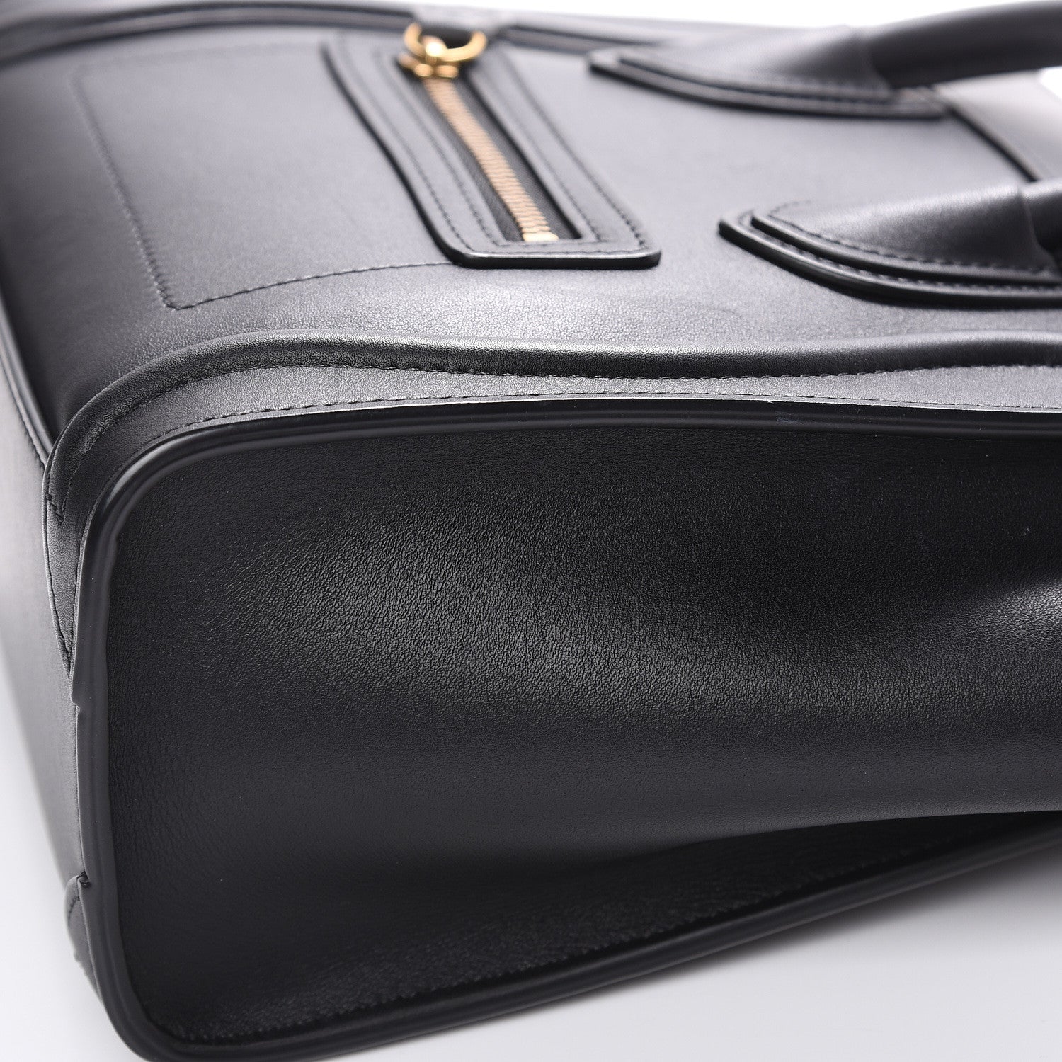 Celine Smooth Calfskin Nano Luggage Black 9 of 12